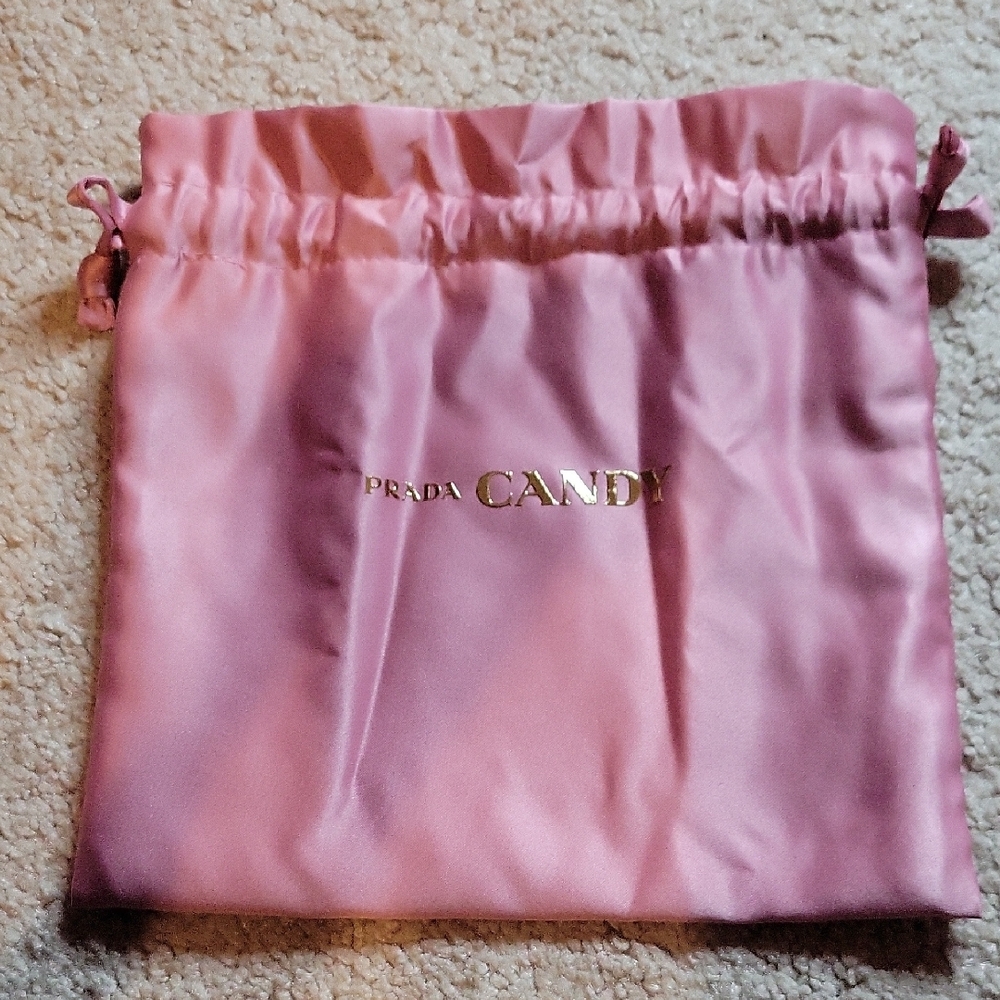 NWOT Prada Candy Pink Drawstring Bag